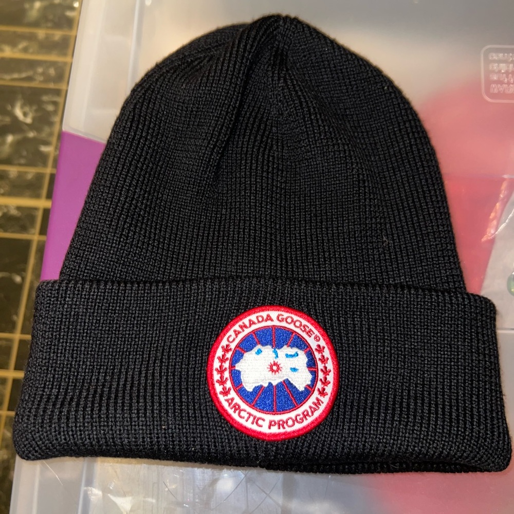 New Unisex Canada Goose Arctic Toque Black Hat